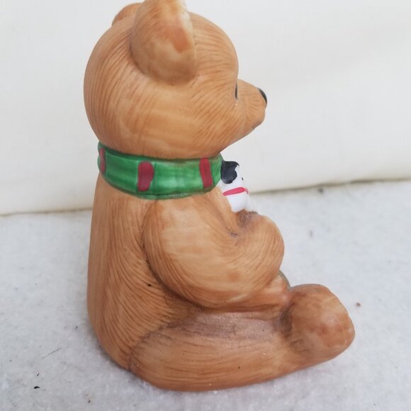 Teddy Bear Christmas Figures Taiwan‎ #5251 1980s HOMCO porcelain pair - Picture 5 of 13